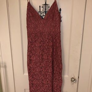 lovers and friends saba midi dress